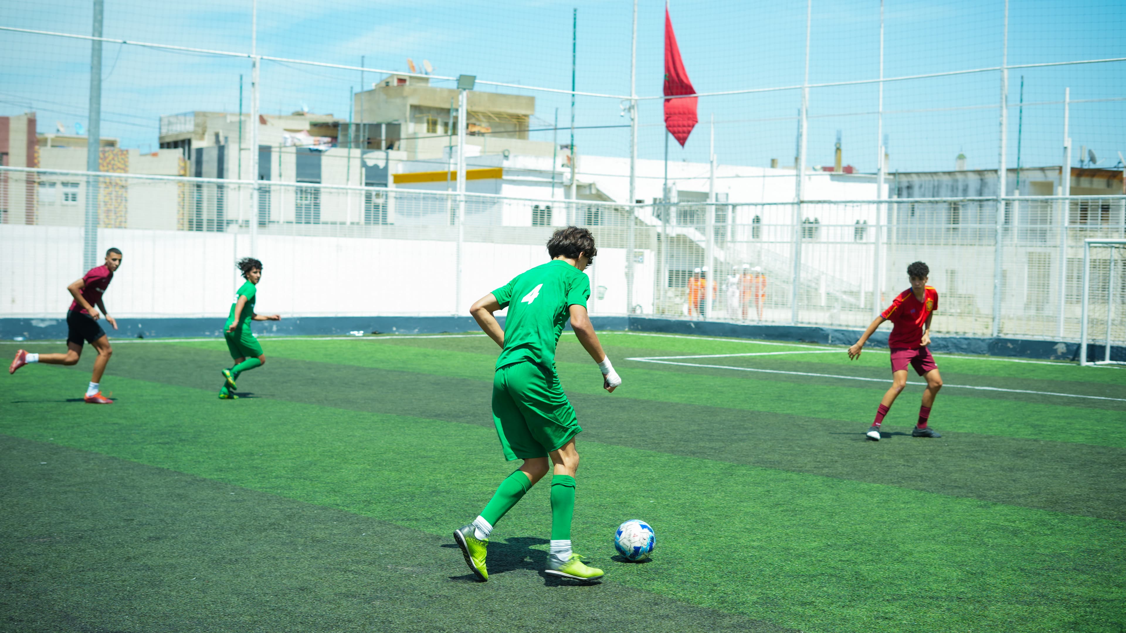 Match de foot pôle sportif
